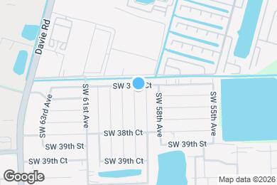 Map image of the property - 3672 SW 59th Ave