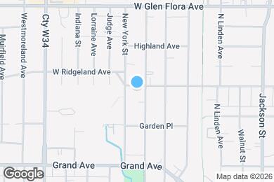 Map image of the property - 1509 W Ridgeland Ave