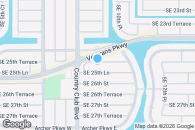 Map image of the property - 926 SE 25th Terrace