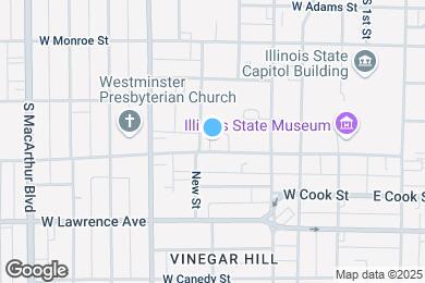 Map image of the property - 517 W Edwards St