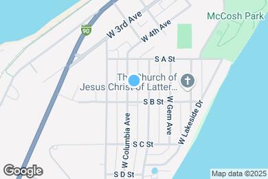 Map image of the property - 1033 W Columbia Ave