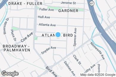 Map image of the property - 455 Marshall Ave