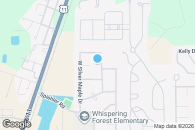 Map image of the property - 329 E Silver Maple Dr