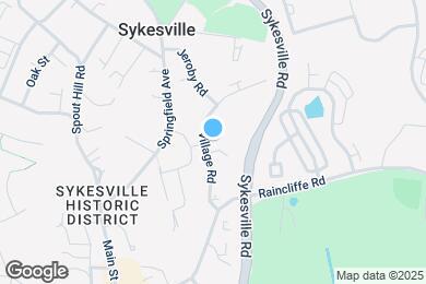 Map image of the property - Sykesville Apartments