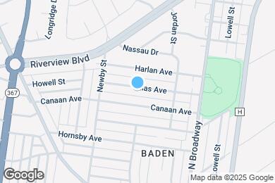 Map image of the property - 924 Elias Ave