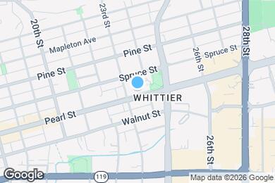 Map image of the property - 2301 Pearl St