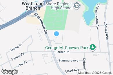 Map image of the property - The Village at West Long Branch Apartments
