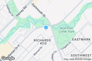 Map image of the property - Lofts at Wolf Pen Creek (new)