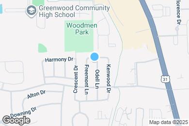 Map image of the property - 1180 Odell Ln