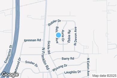 Map image of the property - 2611 Belmar Ave