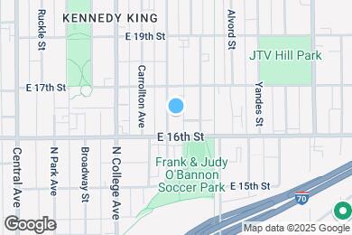 Map image of the property - 1621 Bellefontaine St