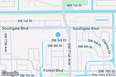 Map image of the property - 7209 SW 3rd Ct