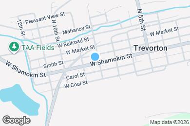 Map image of the property - 805 W Shamokin St