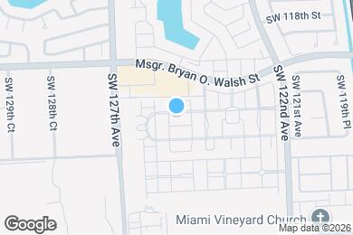 Map image of the property - 12470 SW 122nd St