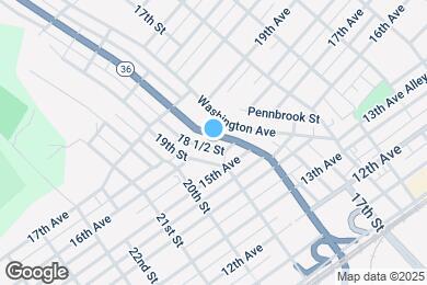 Map image of the property - 1529 18th St