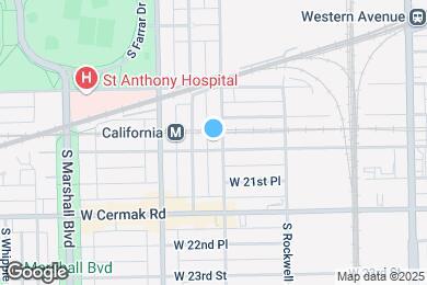 Map image of the property - 2020 S Washtenaw Ave