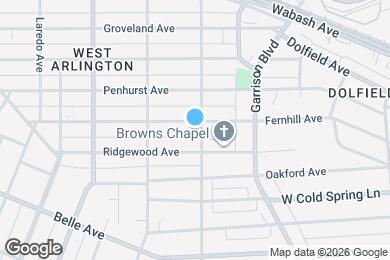 Map image of the property - 4101 Fernhill Ave