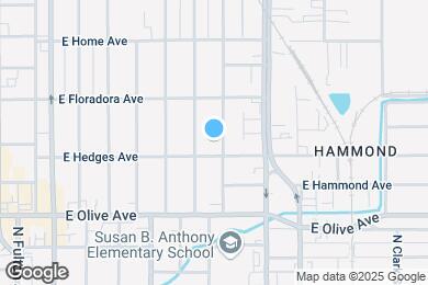 Map image of the property - 1321 N Calaveras St