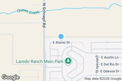 Map image of the property - 3658 E Alamo St