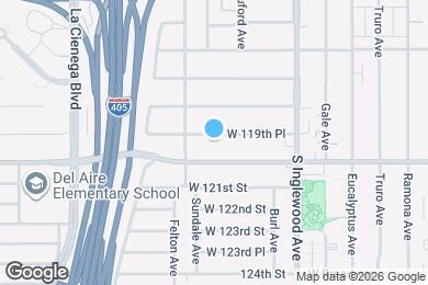 Map image of the property - 4928 W 119th Pl
