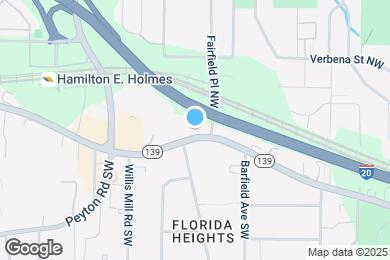 Map image of the property - 2191 Martin Luther King Jr Dr SW