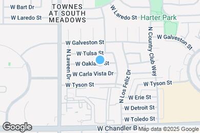 Map image of the property - 3633 W Oakland St