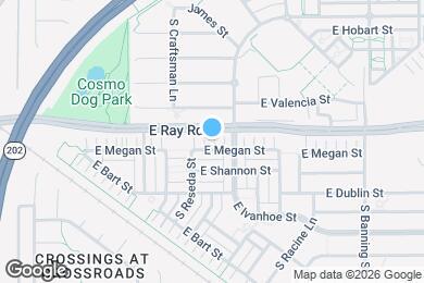 Map image of the property - 2764 E Megan St