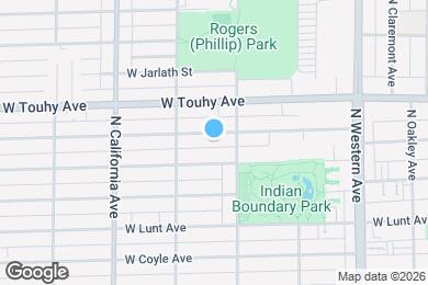 Map image of the property - 2623 W Fitch Ave