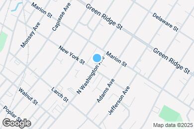 Map image of the property - 1411 N Washington Ave