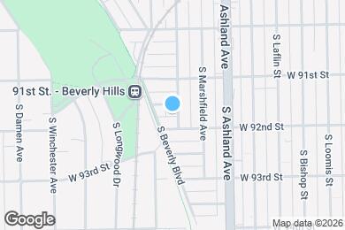 Map image of the property - 9142 S Paulina St