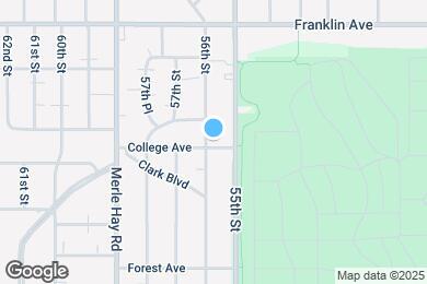Map image of the property - 1601 56th St