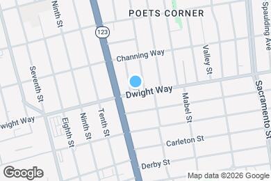 Map image of the property - 1115 Dwight Way