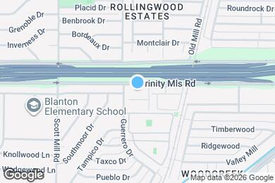 Map image of the property - 2200 E Trinity Mills Rd