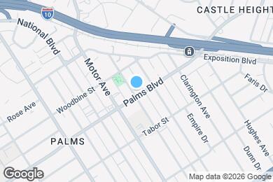 Map image of the property - 3454 Vinton Ave