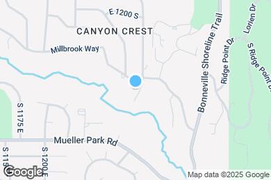 Map image of the property - 1480 E Millbrook Way