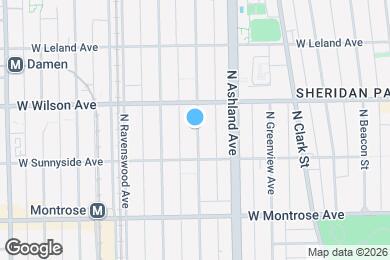 Map image of the property - 4550 N Paulina St