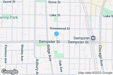 Map image of the property - 1308 Oak Ave