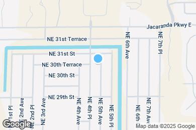 Map image of the property - 3012 NE 5th Ave