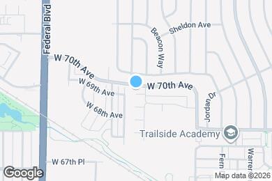 Map image of the property - 2677 W 69th Dr
