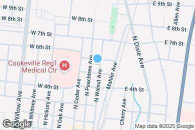 Map image of the property - 520 N Walnut Ave
