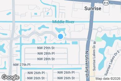Map image of the property - 8135 Sunrise Lakes Blvd