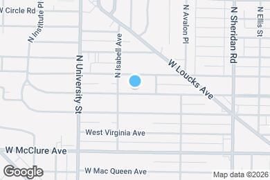 Map image of the property - 1021 W Hanssler Pl