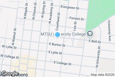 Map image of the property - 326 E Bell St