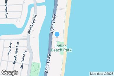 Map image of the property - 4747 Collins Ave