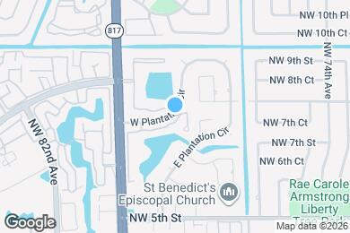 Map image of the property - 7885 NW 7th Ct