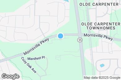 Map image of the property - Acclaim at Cary Pointe