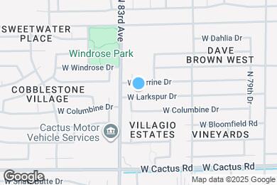 Map image of the property - 8226 W Larkspur Dr