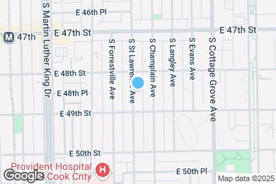 Map image of the property - 4829 S St Lawrence Ave