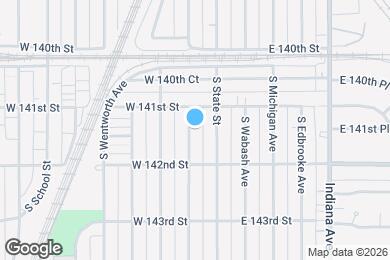 Map image of the property - 14115 S Dearborn St