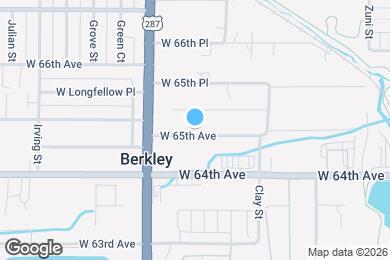 Map image of the property - 2881 W 65th Ave